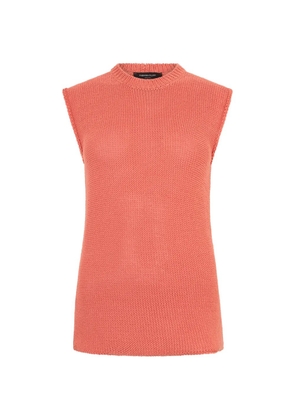 Fabiana Filippi sleeveless sweater - Orange