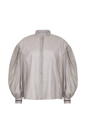 Fabiana Filippi puff-sleeve blouse - Neutrals