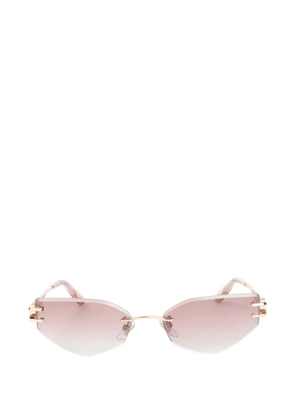 Chopard Eyewear square rimless sunglasses - Pink