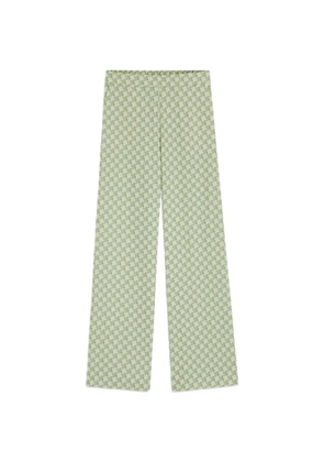HUGO Haseli checkered trousers - Green