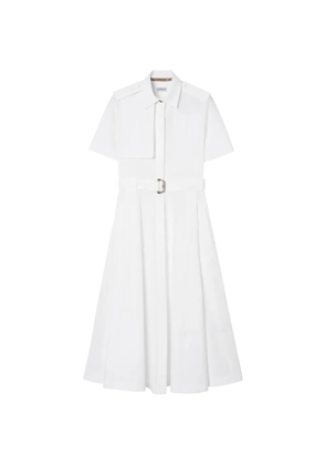 Burberry cotton poplin shirt dress - White