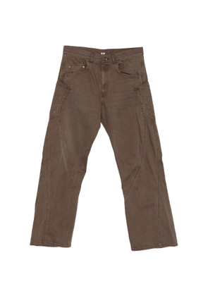 KHOKI panelling trousers - Brown