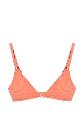 Melissa Odabash Montenegro ring-detail bikini top - Orange