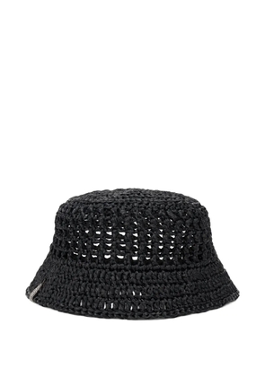 Fabiana Filippi woven bucket hat - Black