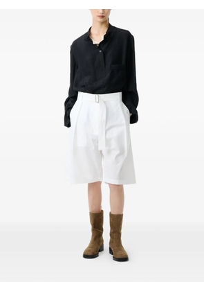 Studio Nicholson Creon belted pleated shorts - White
