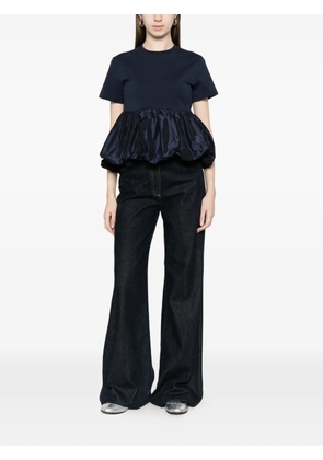 Cecilie Bahnsen Cooper ruffled T-shirt - Blue
