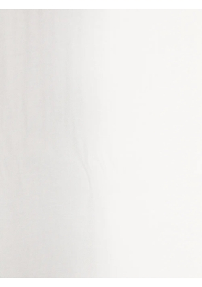 Emporio Armani fringed-hem scarf - White