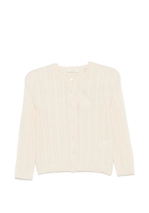 DÔEN Danae cable-knit cardigan - Neutrals