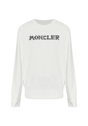 Moncler logo-print sweatshirt - White