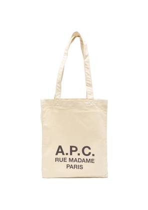 A.P.C. Lou Rue tote bag - Neutrals