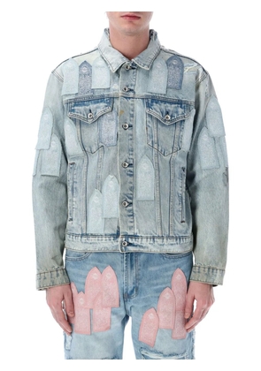 Who Decides War patch-detailing jacket - Blue