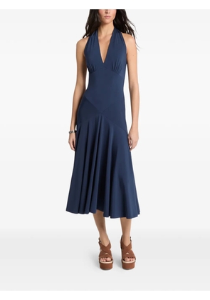 Michael Kors halter midi dress - Blue