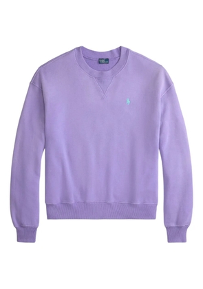 Polo Ralph Lauren long-sleeve crew-neck sweatshirt - Purple