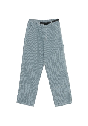 Gramicci striped belted trousers - Blue