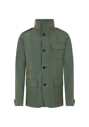 Moorer stand-up collar jacket - Green