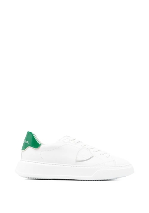 Philippe Model Paris panelled lace-up sneakers - White