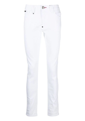 Philipp Plein Istitutional slim-fit jeans - White