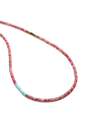 Nialaya Jewelry multi-stone necklace - Pink