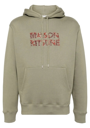 Maison Kitsuné Woodland Alphabet hoodie - Green