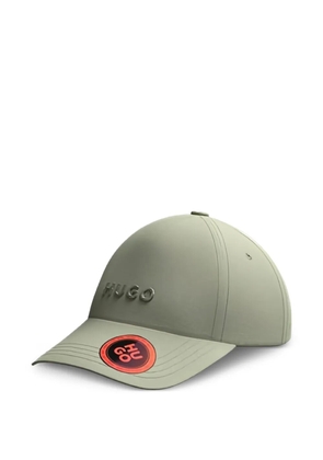 HUGO embossed logo cap - Green