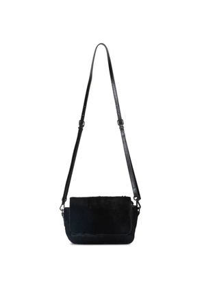 Osklen fur crossbody bag - Black