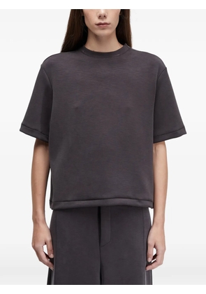 Osklen washed short-sleeve top - Grey