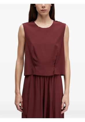 Osklen sleeveless blouse - Red
