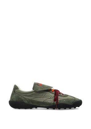 DSQUARED2 suede panelled sneakers - Green