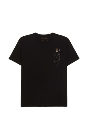 Osklen rose-graphic T-shirt - Black