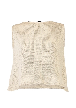 Louiza Babouryan cotton top - Neutrals