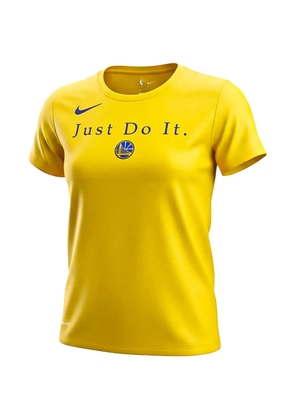 Nike NBA Golden State Warriors 'Just Do It' Dri-Fit T-shirt - Yellow