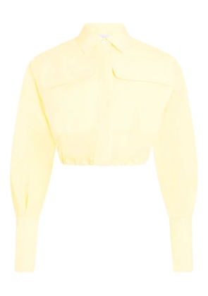 Patou safari cropped shirt - Yellow