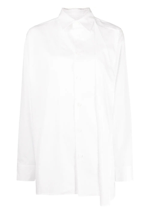 Y's long-sleeve cotton shirt - White