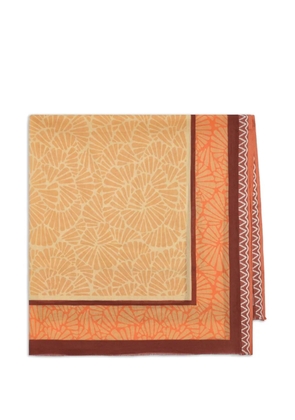 MALIPARMI fringed-print scarf - Neutrals