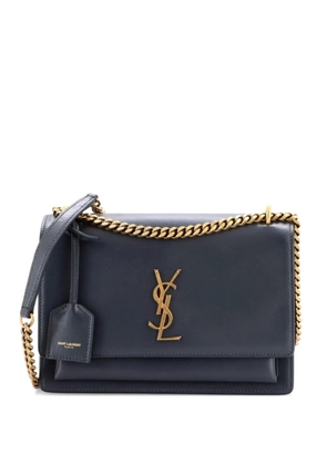 Saint Laurent Pre-Owned Sunset Leather Medium crossbody bag - Grey