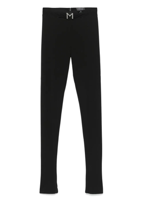 Mugler M-plaque slim trousers - Black
