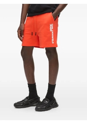 Karl Lagerfeld Jeans logo-detail shorts - Orange