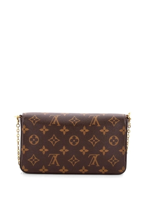 Louis Vuitton Pre-Owned Felicie Pochette Limited Edition Vivienne Xmas Monogram Canvas crossbody bag - Brown