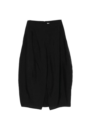 TOTEME Parachute slit midi skirt - Black