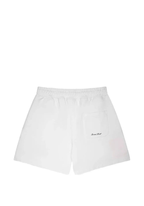 Bram’s Fruit Varsity logo patch shorts - White