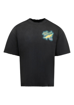 AMIRI wings-crystal-embellished T-shirt - Black