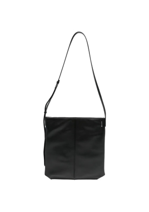 Jil Sander Linea zip leather crossbody bag - Black