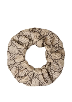 Gucci GG-logo print scrunchie - Neutrals