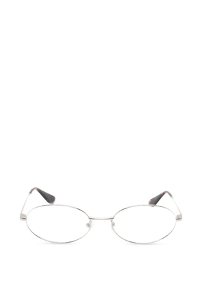 GIGI STUDIOS Isola oval-frame glasses - Silver