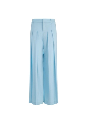 alice + olivia Blaire pleated trousers - Blue