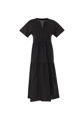 Weekend Max Mara poplin cotton dress - Black