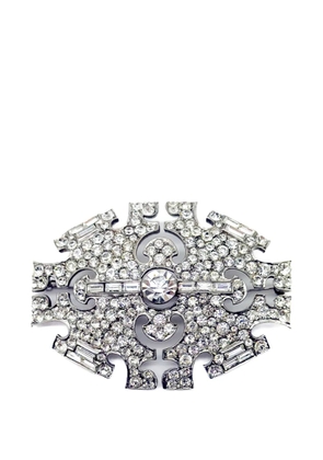 Jennifer Gibson Jewellery 1920s Antique Art Deco brooch - Silver