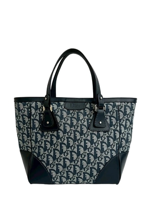 Christian Dior Pre-Owned 2000-2010 Diorissimo Trotter Canvas Zip tote bag - Blue