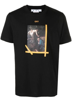 Off-White Arrows Caravaggio print T-shirt - Black