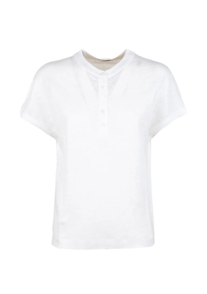 Kangra button T-shirt - White